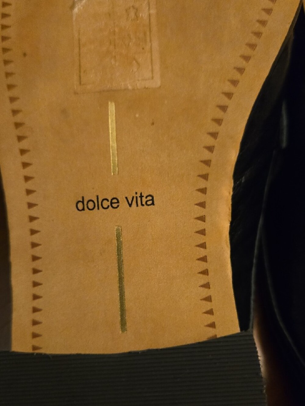 Dolce Vita Havan Loafer Mule In White/black Crinkle Patent - Picture 7 of 8